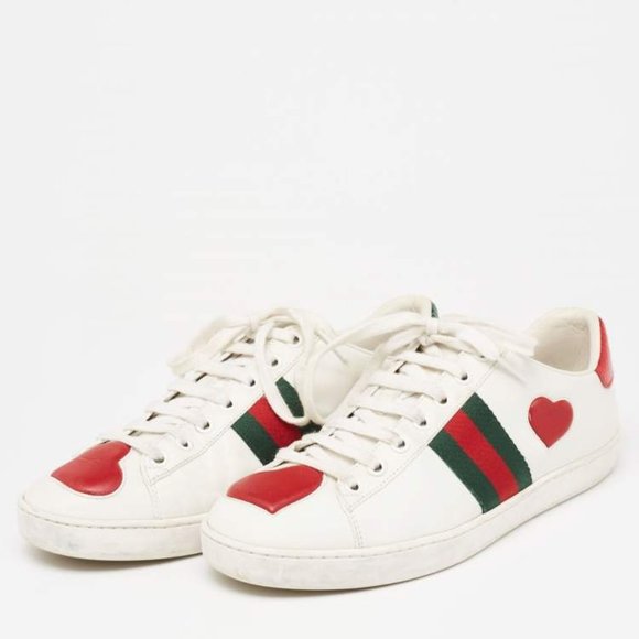 Gucci Heart Ace Sneaker size 36 - Picture 1 of 4